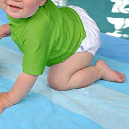 Baby Swim Diaper Reusable Absorbent Washable Nappies White (for5-10KG)