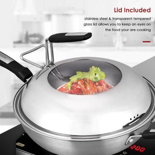 Nonstick Pan Saucepan with Lid Stainless Steel Nonstick