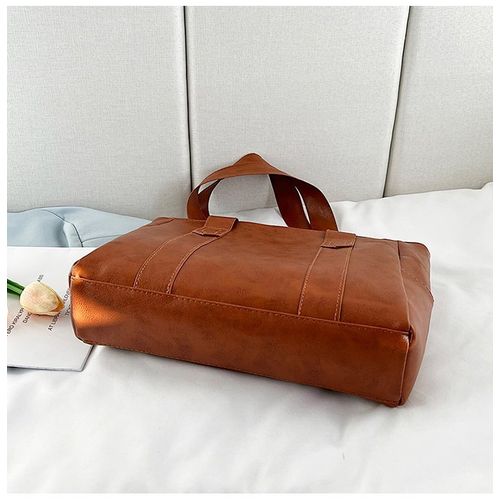 Women PU Leather Handbags Big Capacity Tote Bags Shoulder Bag Shopper Bags