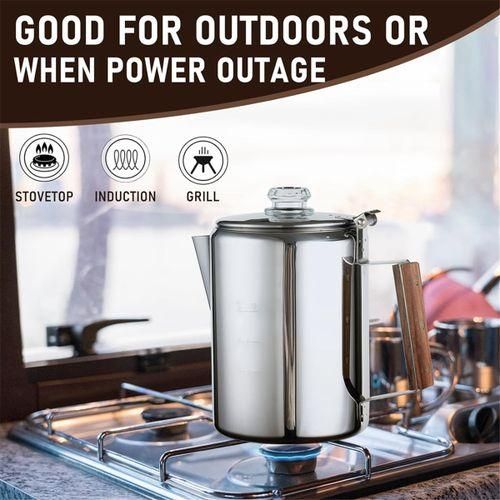 Coffee Percolators Stovetop for Camping, Percolator Coffee P