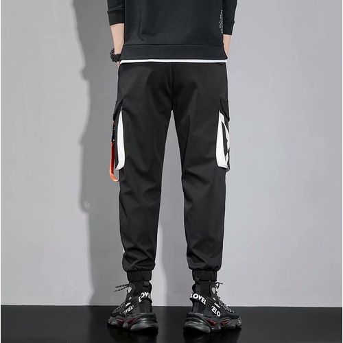 Classic Streetwear Casual Pants Men Jogging Pants Male Slim Fit Cargo Trousers