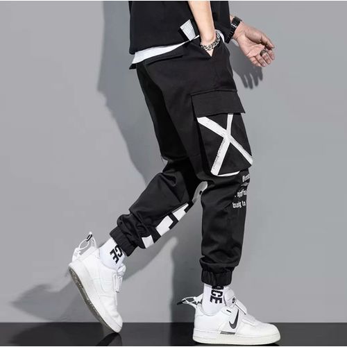Classic Streetwear Casual Pants Men Jogging Pants Male Slim Fit Cargo Trousers