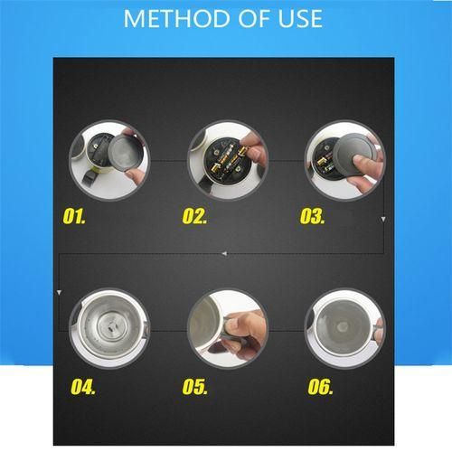 400ml Mugs Automatic Electric Self Stirring Mug Cup Coffee Milk Mixing Mug Smart Stainless Steel Juice Mix Cup DrinkwareDeep Blue