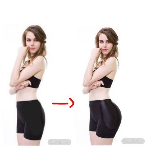 Hip and Butt Enhancer Panty Extra Hips - Black