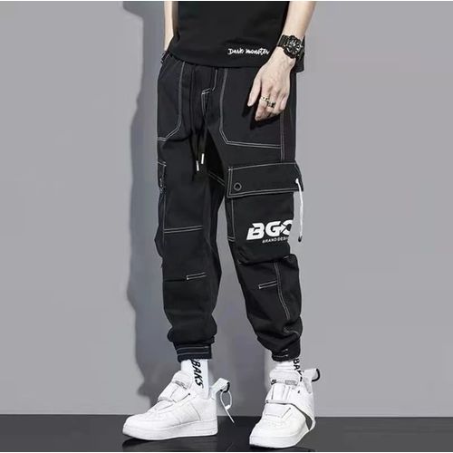 Trousers Man Joggers Stretch Autumn Cargo Pants For Men Sports Slacks