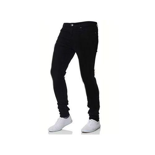 Men's Denim Jean Trousers - Charcoal Black. Pocket Designs May Vary