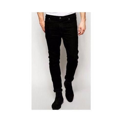 Men's Denim Jean Trousers - Charcoal Black. Pocket Designs May Vary
