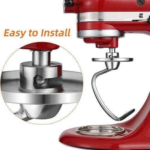 Stainless Steel Dough Hook Attachment for KitchenAid 4.55 Q