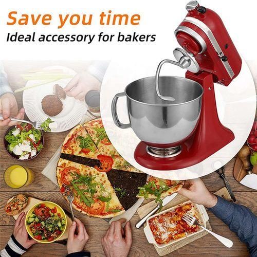 Stainless Steel Dough Hook Attachment for KitchenAid 4.55 Q