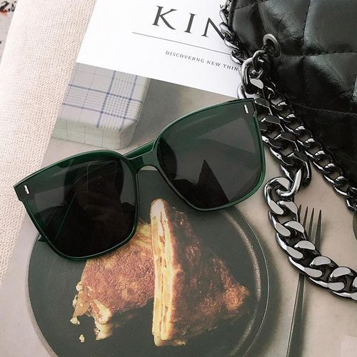 New Sunglasses European and American Ladies Fashion Large Rim Trendy Sunglasses Men's Xiaohongshu Ins Same Sun Glasses