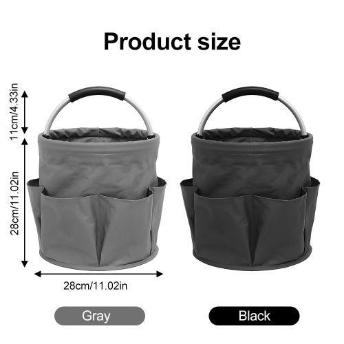 Garden Tote Bag With 6 Pockets Heavy Duty 600D Oxford Cloth