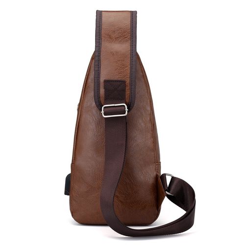 Mateamoda Men Bags Chest Bags Crossbody Bags Shoulder Bags USB Sling Satchel