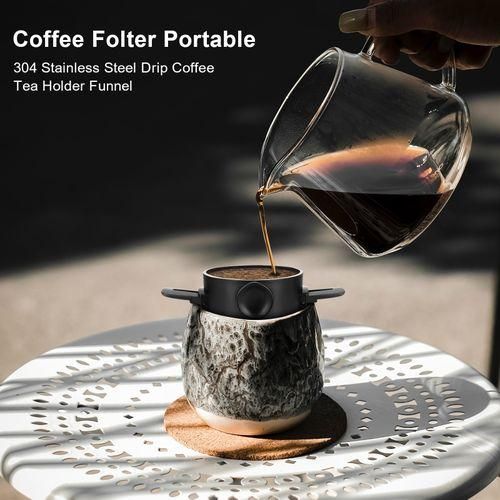 Folding Portable Hand Brewed Coffee Filter, Coffee Dripper