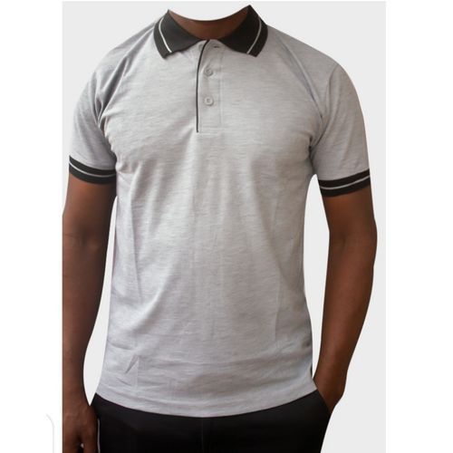 APack Of 4Unisex T-shirt Grey-Black, Cream-Black,Pink-Black,Blue-Black.