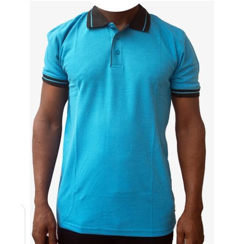APack Of 4Unisex T-shirt Grey-Black, Cream-Black,Pink-Black,Blue-Black.