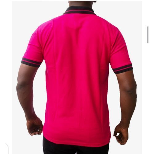 APack Of 4Unisex T-shirt Grey-Black, Cream-Black,Pink-Black,Blue-Black.
