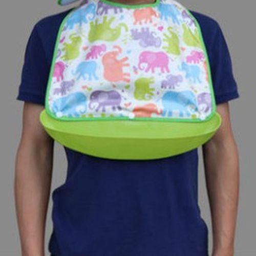 Extra Large Adults Bib Reusable Washable Waterproof Clothing Eating