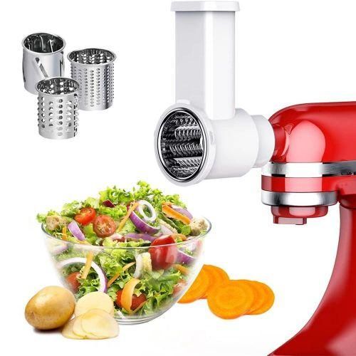 915 Generation Slicer Shredder Attachments Prep Vegetable Slicer for Stand Mixer Salad Maker with Cleaning Brush