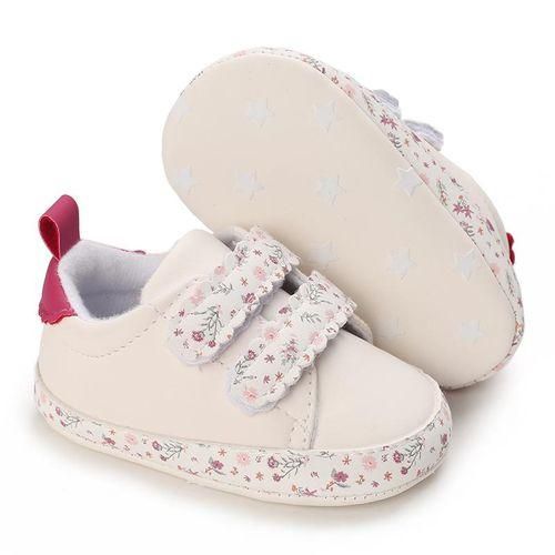 Spring And Autumn Season Newborn Infants And Children 01 Year Old Girl Baby Sneakers Shoes Fashion Versatile Velcro Non Slip Walking Shoes