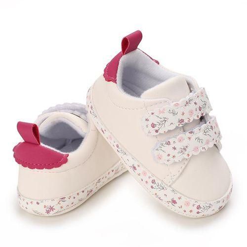 Spring And Autumn Season Newborn Infants And Children 01 Year Old Girl Baby Sneakers Shoes Fashion Versatile Velcro Non Slip Walking Shoes