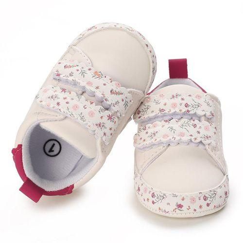 Spring And Autumn Season Newborn Infants And Children 01 Year Old Girl Baby Sneakers Shoes Fashion Versatile Velcro Non Slip Walking Shoes