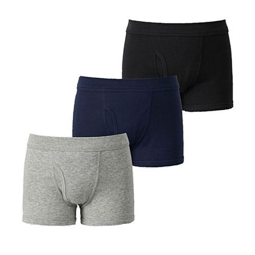 New Virgin 3 Pack of Men's Cotton Boxer Briefs - Multicolour, Colour May Vary