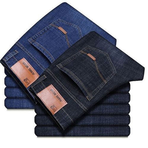 2 Pieces (Black +Navy) = 6999 Men Trouser Loose Trendy Overalls Pants Jeans