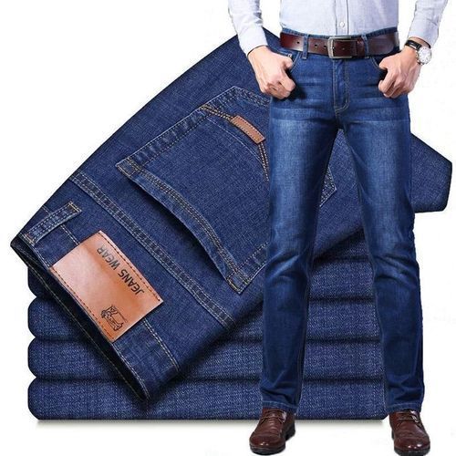 2 Pieces (Black +Navy) = 6999 Men Trouser Loose Trendy Overalls Pants Jeans