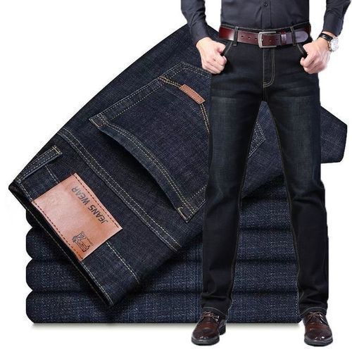 2 Pieces (Black +Navy) = 6999 Men Trouser Loose Trendy Overalls Pants Jeans