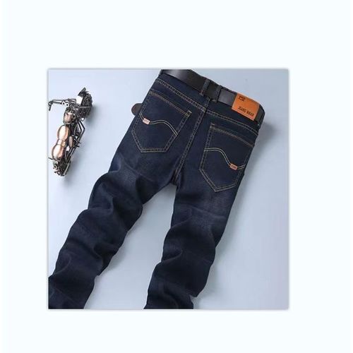 2 Pieces (Black +Navy) = 6999 Men Trouser Loose Trendy Overalls Pants Jeans