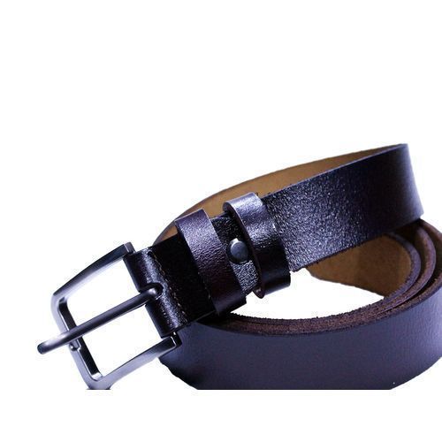 Men's Faux Leather Belts - Black, Dark Brown, Brown.