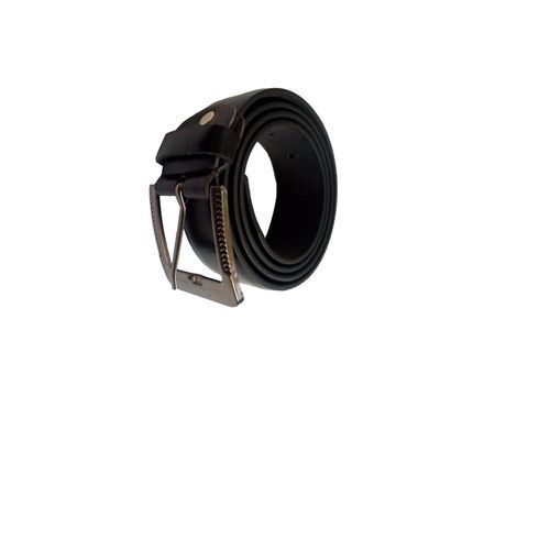 Bundle Of Men's Faux Leather Wallet And Belt - Black