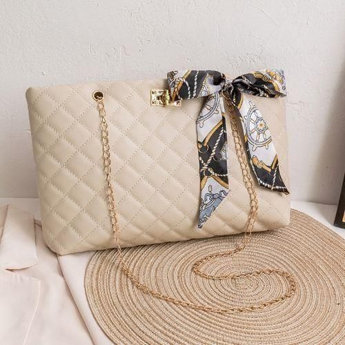 Chain Handbag Women Shoulder Bag Large Capacity Lady Tote Zipper