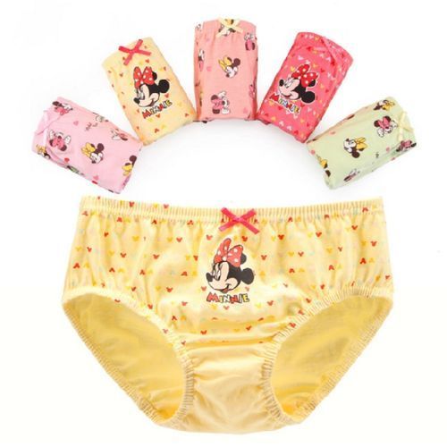6 Pack of Girl's Underwear - Multi-design and colour