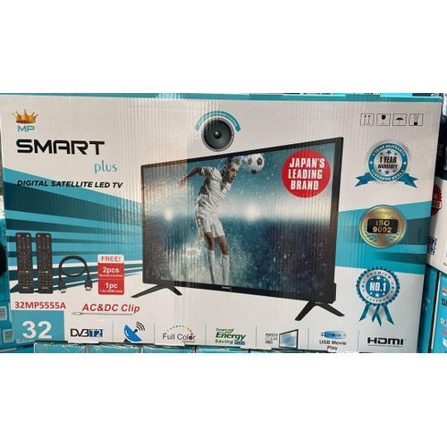 Smart Plus 32 Inch Digital HD TV-Black