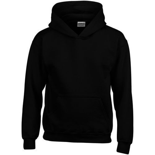 Classic Modern Unisex Hoodie Jumper - Black