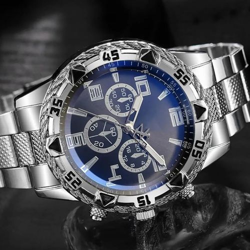 Quartz Movement Watch Quartz Watch Metal Strap Men Business Watch