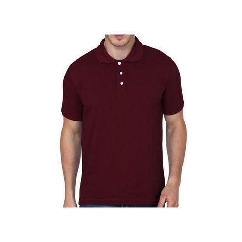 Pack Of 3 Short Sleeve Designer Shirts - Blue, Maroon, Grey