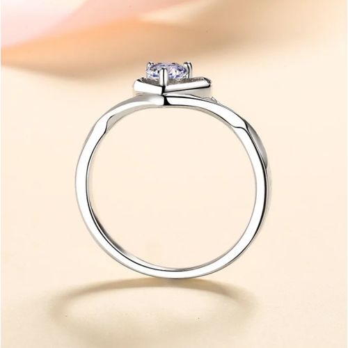 Love Silver Ring Cute Romantic Wedding Ring Love Engagement Rings