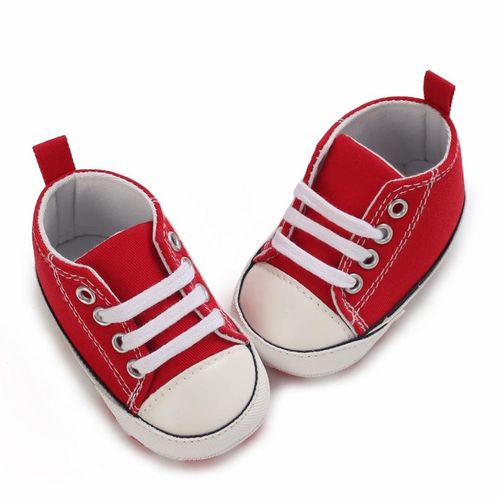 Fashionable Canvas Sports Shoes For Newborns With Soft Soles And Lightweight Walking Shoes