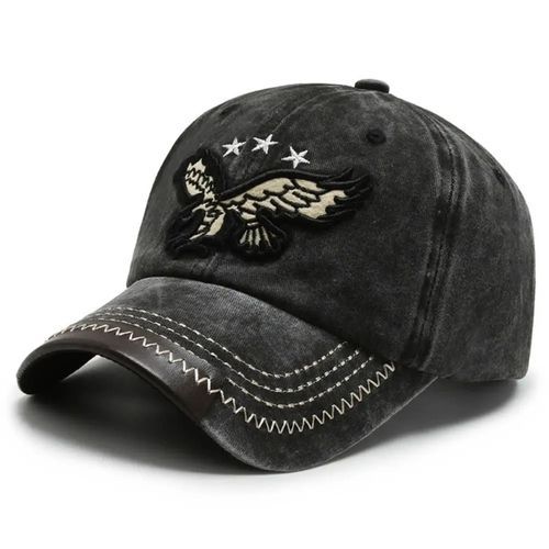 Unisex Retro Cap 3D Eagle Embroidery Baseball Cap Sports Hats