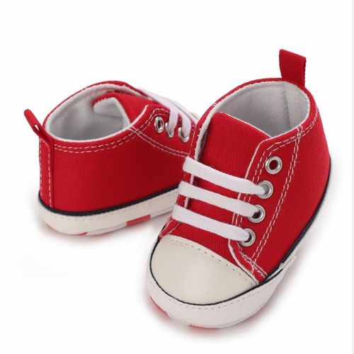 Fashionable Canvas Sports Shoes For Newborns With Soft Soles And Lightweight Walking Shoes