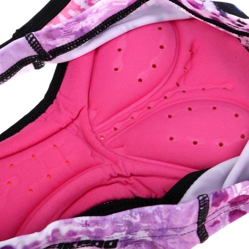 Womens  Shorts D Padded Bike XXL Pink Snow Leopard