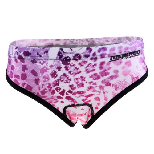 Womens  Shorts D Padded Bike XXL Pink Snow Leopard