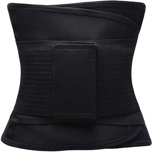 Tummy Trimmer Waist Trainer Belt - Black