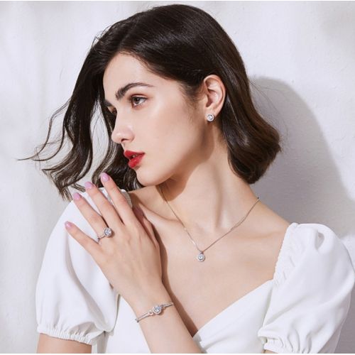 Creative Temperament Personality Bracelet Necklace Earrings Ring Jewelry