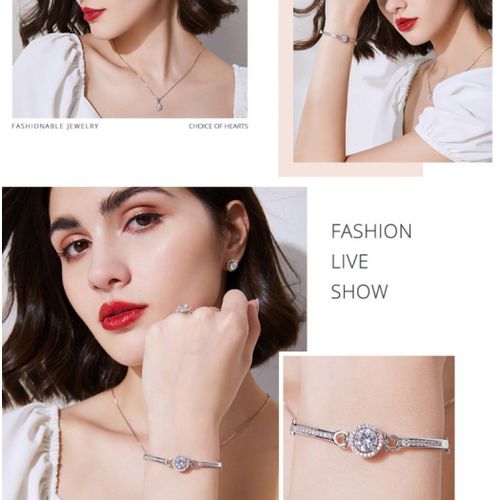 Creative Temperament Personality Bracelet Necklace Earrings Ring Jewelry