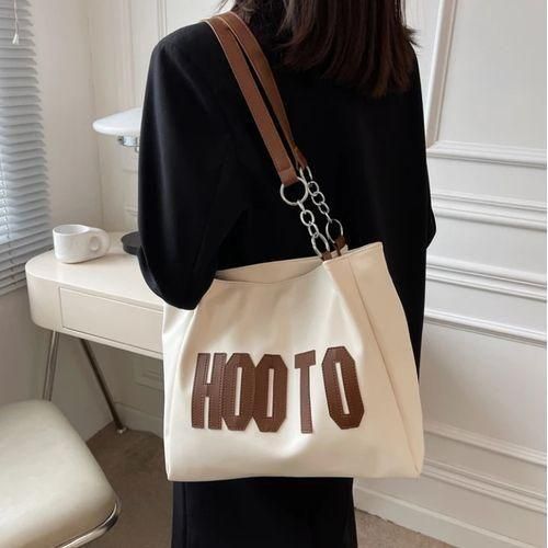 Large Capacity Tote Bag Fashion Shoulder Underarm Student Class Commuting Girls