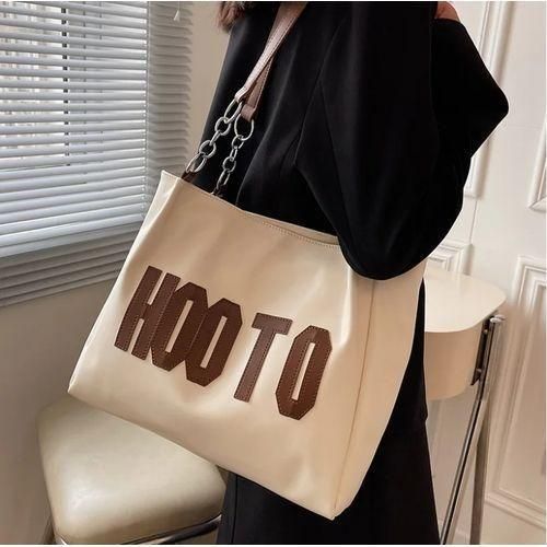 Large Capacity Tote Bag Fashion Shoulder Underarm Student Class Commuting Girls