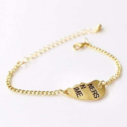 1 Pair Women's Unique Best Friends Split Heart Pendant-